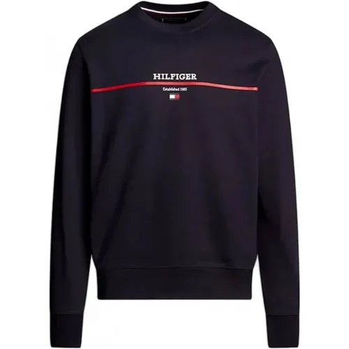 Sweaters Sophisticated Style , male, Sizes: M, L, XL, 2XL - Tommy Hilfiger - Modalova