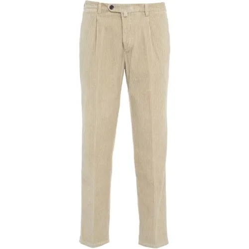 Corduroy Trousers Aw24 , male, Sizes: L - Briglia - Modalova