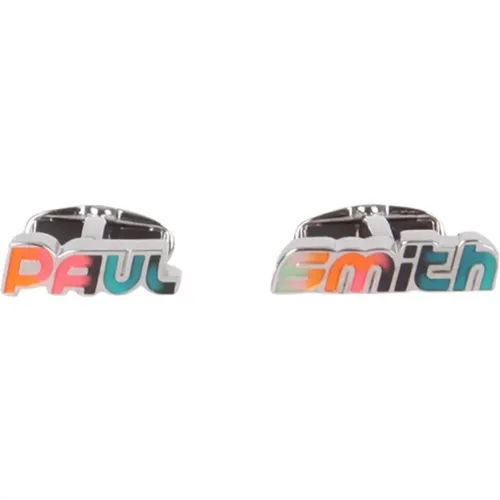 Link Logo Cufflinks , male, Sizes: ONE SIZE - Paul Smith - Modalova