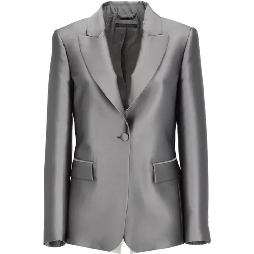 Jackets Grey , female, Sizes: S - alberta ferretti - Modalova