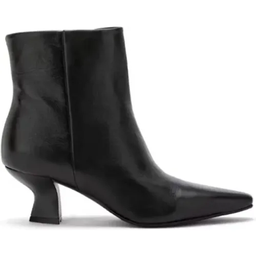 Minimalistische Lederstiefeletten , Damen, Größe: 37 EU - Carmens - Modalova