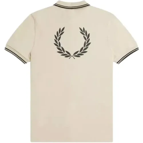 Polo-Shirt mit Grafik , Herren, Größe: L - Fred Perry - Modalova