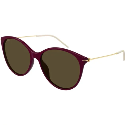 Cat-Eye Sunglasses , female, Sizes: 58 MM - Gucci - Modalova