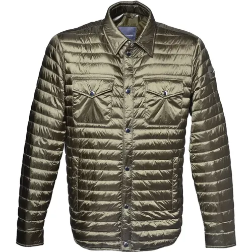 Down jacket in military nylon , Herren, Größe: 3XL - Baldinini - Modalova
