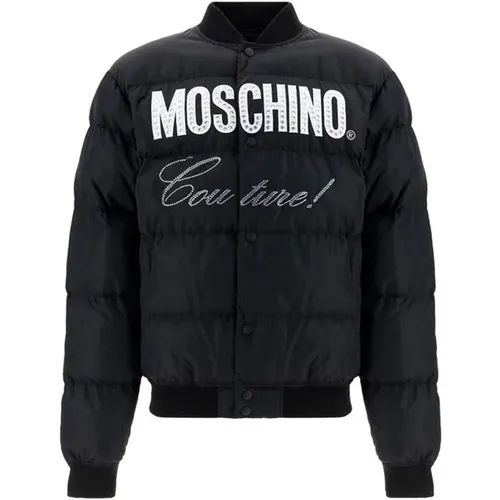 Stylish Bomber Jacket for Men , male, Sizes: S - Moschino - Modalova