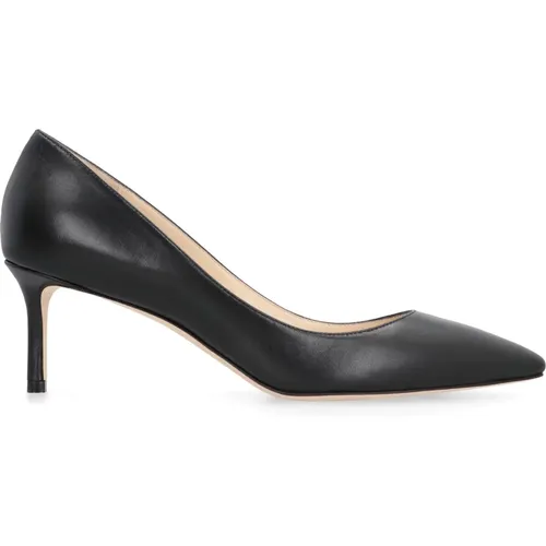 Spitz Zehen Leder Stiletto Pumps , Damen, Größe: 37 1/2 EU - Jimmy Choo - Modalova