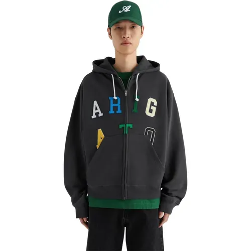 Sweatshirt mit Reißverschluss , Herren, Größe: XS - Axel Arigato - Modalova