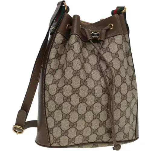 Pre-owned Leder schultertasche - Gucci Vintage - Modalova