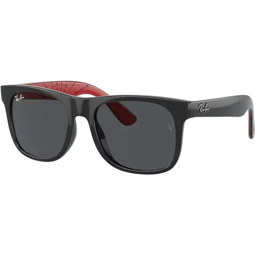 Spider Man Junior Sunglasses , unisex, Sizes: 48 MM - Ray-Ban - Modalova