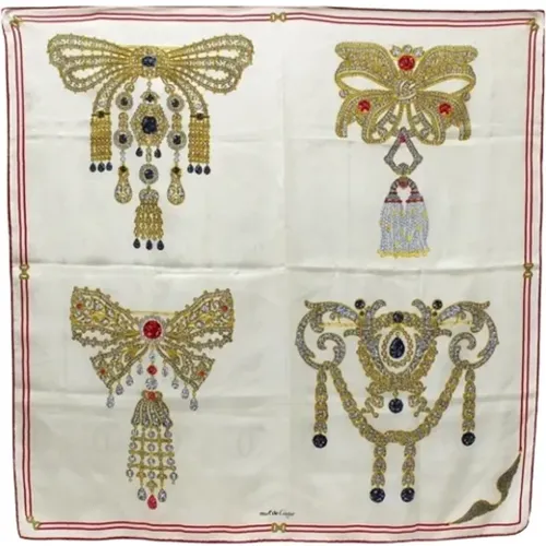 Pre-owned Silk scarves , female, Sizes: ONE SIZE - Cartier Vintage - Modalova