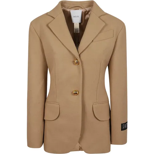 Beige Gürtel Oversize Jacke Patou - Patou - Modalova