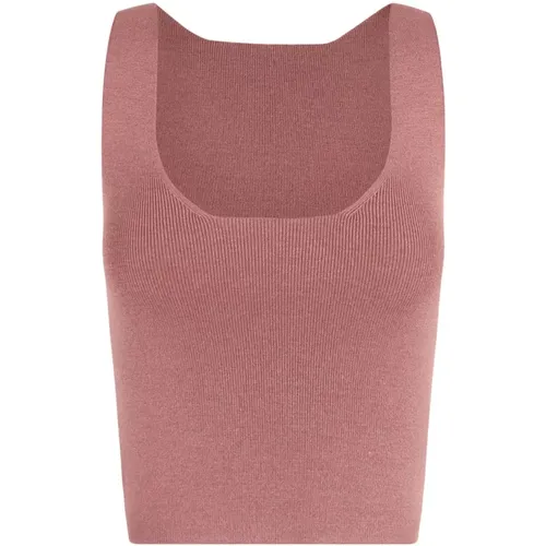 Silk Tussah Tank Top , female, Sizes: M, XL, L - Cortana - Modalova