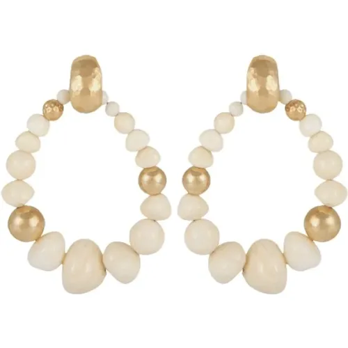 Biba Earrings / Gold , Damen, Größe: ONE Size - Gas Bijoux - Modalova