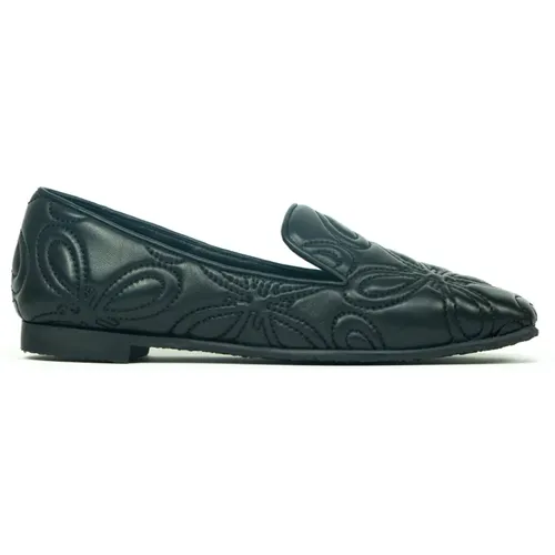 Schwarzer Nappa Loafer Schuh , Damen, Größe: 40 EU - Prosperine - Modalova