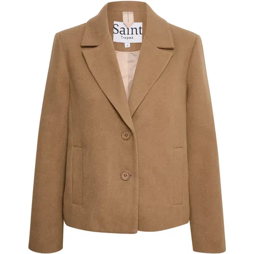 Viviansz Short Coat Jacke Amphora , Damen, Größe: S - Saint Tropez - Modalova