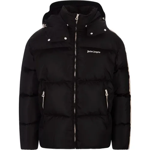 Quilted Down Jacket , male, Sizes: M - Palm Angels - Modalova