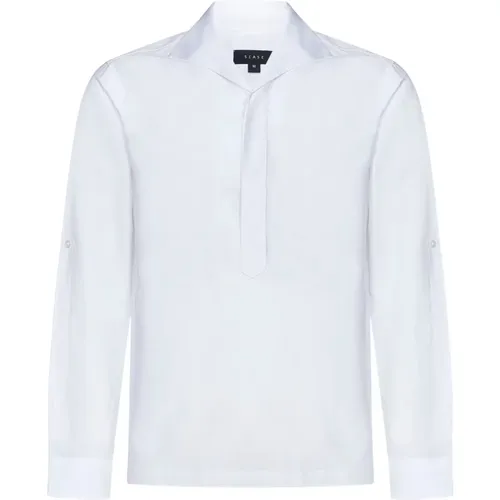 Linen Cotton Shirt , male, Sizes: L - Sease - Modalova