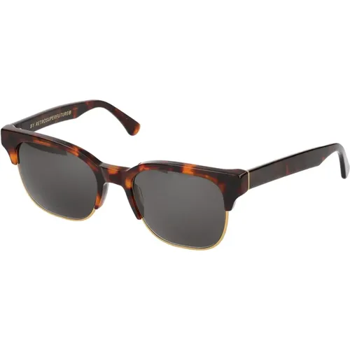 Classic Havana Sunglasses , unisex, Sizes: 56 MM - Retrosuperfuture - Modalova