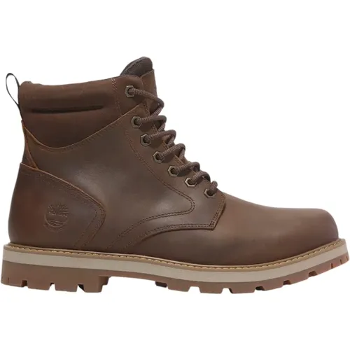 Waterproof Mid Lace-Up Boots Rust , male, Sizes: 7 1/2 UK - Timberland - Modalova