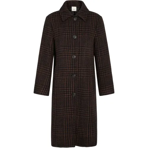 Runa Coat Outerwear Check Style , female, Sizes: 2XS, L, XS, S, M, XL - Heartmade - Modalova