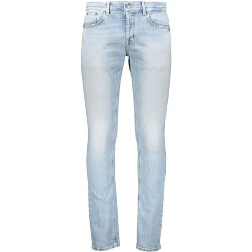 Brighton Hellblaue Jeans mit Nähten - Dondup - Modalova