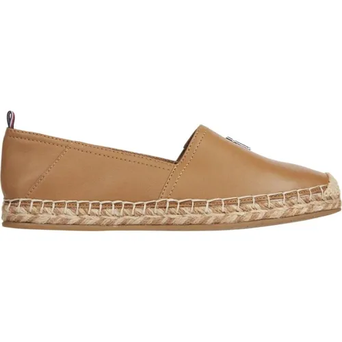 Braune Espadrilles für Frauen - Tommy Hilfiger - Modalova