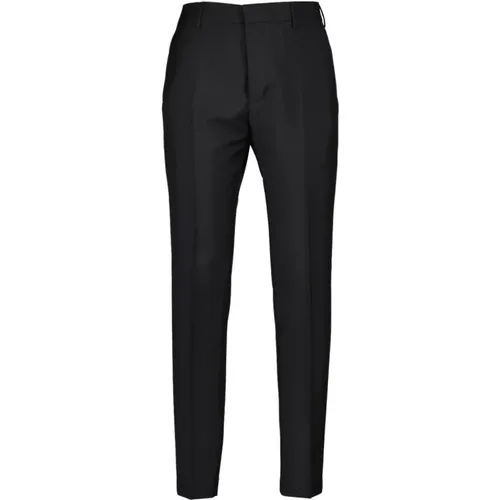 Cigarette Cut Wool Pants , male, Sizes: W40, W34, W36, W38 - Ami Paris - Modalova