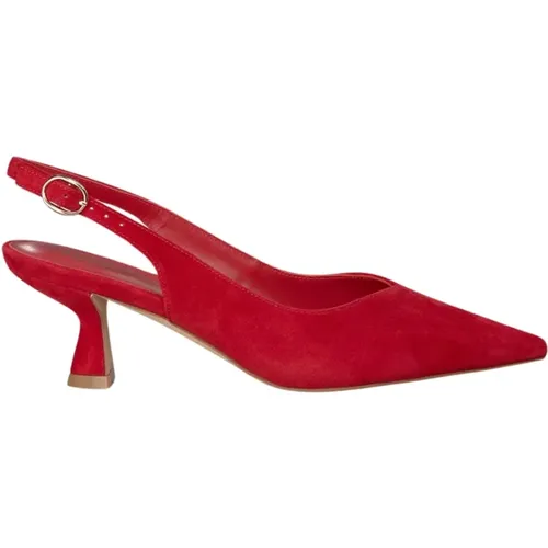 Pointed Toe Heel Shoe Buckle Closure , female, Sizes: 7 UK, 8 UK, 6 UK, 4 UK, 5 UK, 3 UK - Alma en Pena - Modalova