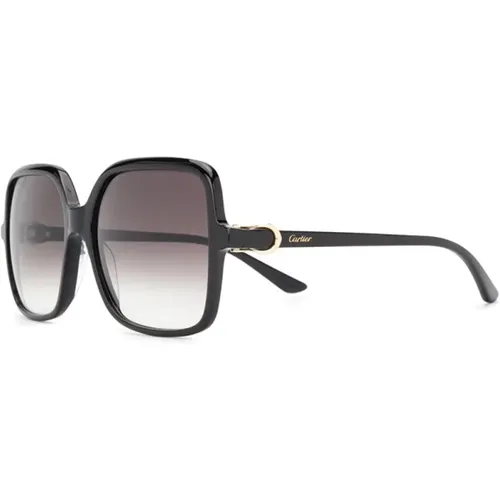 Ct0219S 001 Sunglasses , female, Sizes: 58 MM - Cartier - Modalova