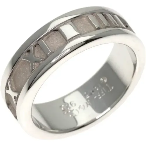 Pre-owned Silver rings , female, Sizes: ONE SIZE - Tiffany & Co. Pre-owned - Modalova