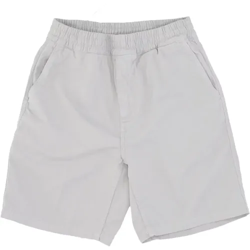 Silver Garment Dyed Streetwear Shorts , male, Sizes: XL - Carhartt WIP - Modalova
