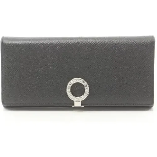 Pre-owned Leather wallets , female, Sizes: ONE SIZE - Bvlgari Vintage - Modalova