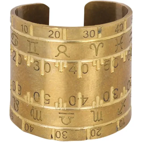 Ring Zodiaque aus graviertem essing - Balmain - Modalova