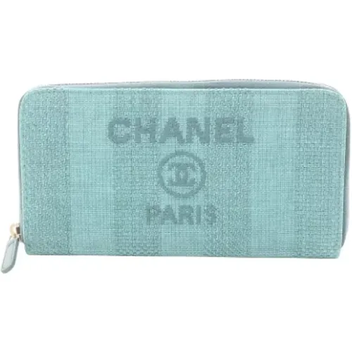 Pre-owned Canvas wallets , female, Sizes: ONE SIZE - Chanel Vintage - Modalova