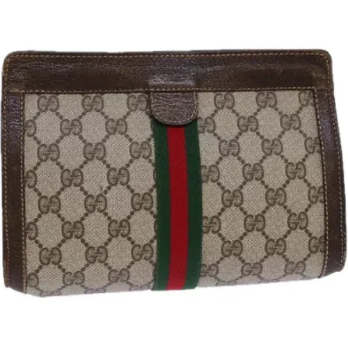 Pre-owned Leder clutches - Gucci Vintage - Modalova