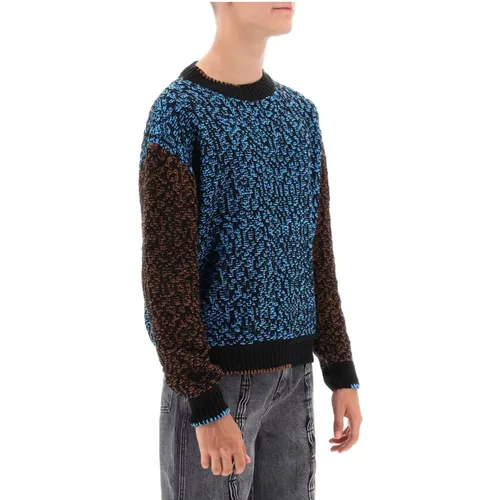 Multicolored Net Cotton Blend Sweater , male, Sizes: M, S, L, XL - Andersson Bell - Modalova