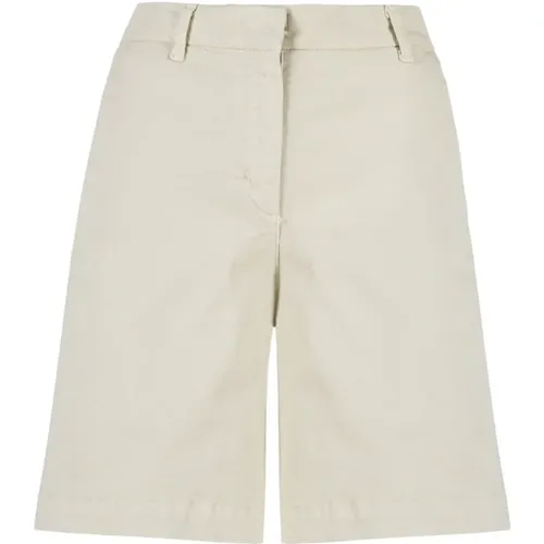 Lightweight Cotton Twill Chino Bermuda Shorts , female, Sizes: S, L, XS, M, 2XS - BomBoogie - Modalova