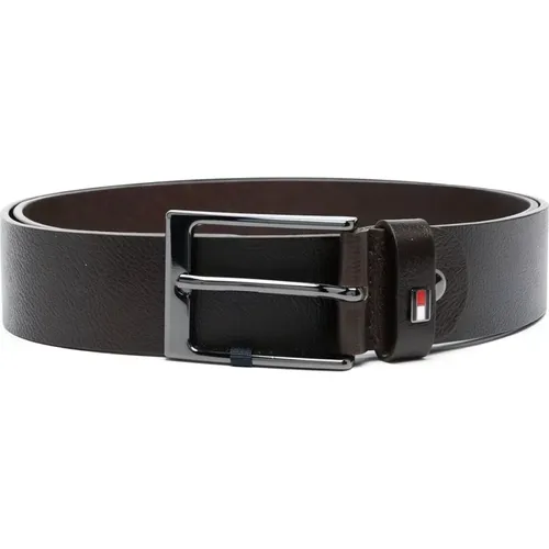 Belt , male, Sizes: 90 CM, 85 CM - Tommy Hilfiger - Modalova