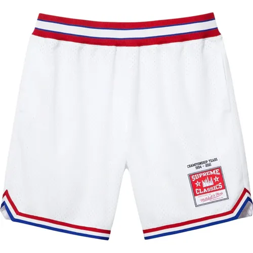 Limitierte Auflage Basketball Shorts Weiß , Herren, Größe: S - Supreme - Modalova