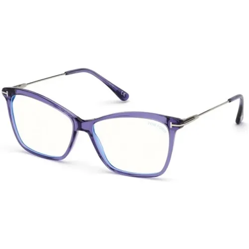 Leuchtende Violette Brille , Damen, Größe: 56 MM - Tom Ford - Modalova