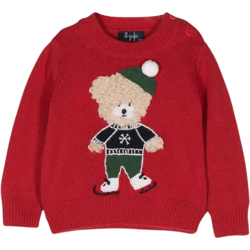 Teddy bestickter Pullover Il Gufo - Il Gufo - Modalova