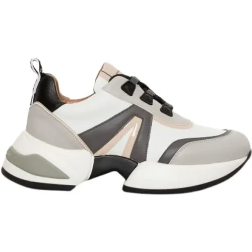 Marmor Sneakers - Weiß/Grau/Rose , Damen, Größe: 41 EU - Alexander Smith - Modalova