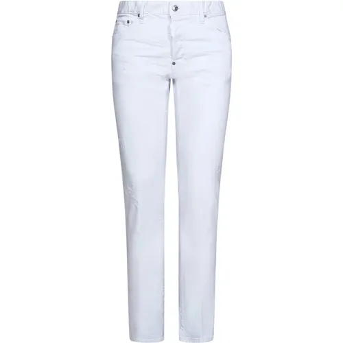 Weiße Aw22 Cool Guy-fit Jeans für Herren , Herren, Größe: 2XS - Dsquared2 - Modalova