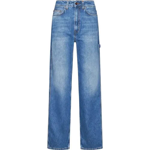 Wide Leg Denim Jeans , female, Sizes: W28, W27 - Haikure - Modalova
