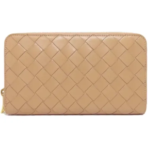 Pre-owned Leather wallets , female, Sizes: ONE SIZE - Bottega Veneta Vintage - Modalova