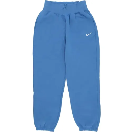Oversized Fleece Sweatpants mit hoher Taille , Damen, Größe: XS - Nike - Modalova
