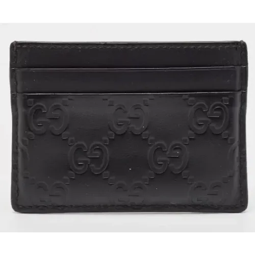 Pre-owned Leather wallets , male, Sizes: ONE SIZE - Gucci Vintage - Modalova