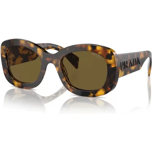 Elegant Oval Sunglasses , unisex, Sizes: 54 MM - Prada - Modalova