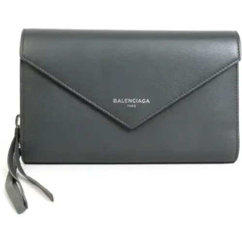 Pre-owned Leather wallets , female, Sizes: ONE SIZE - Balenciaga Vintage - Modalova