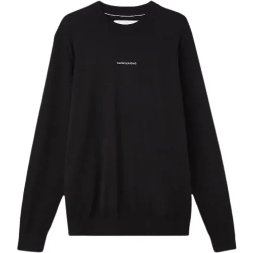 Schwarze Sweaters Essentials Moderne Garderobe - Calvin Klein - Modalova